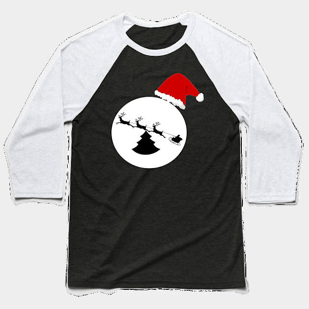 Christmas Baseball T-Shirt by FUNEMPIRE